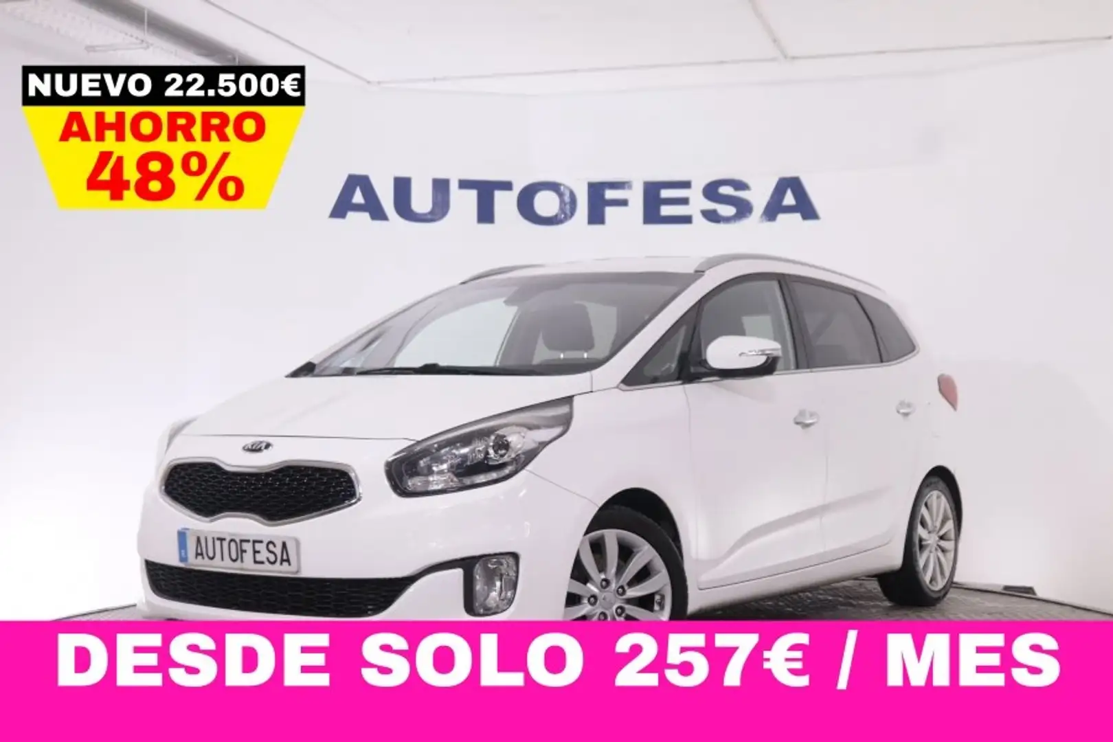 Kia Carens 1.7 CRDI DRIVE 115CV 5P # IVA DEDUCIBLE, NAVY, PAR Blanco - 1