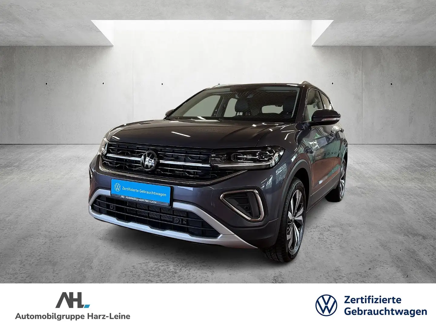 Volkswagen T-Cross 1.0 TSI Style Matrix Navi ACC SHZ App-Connect Grau - 1