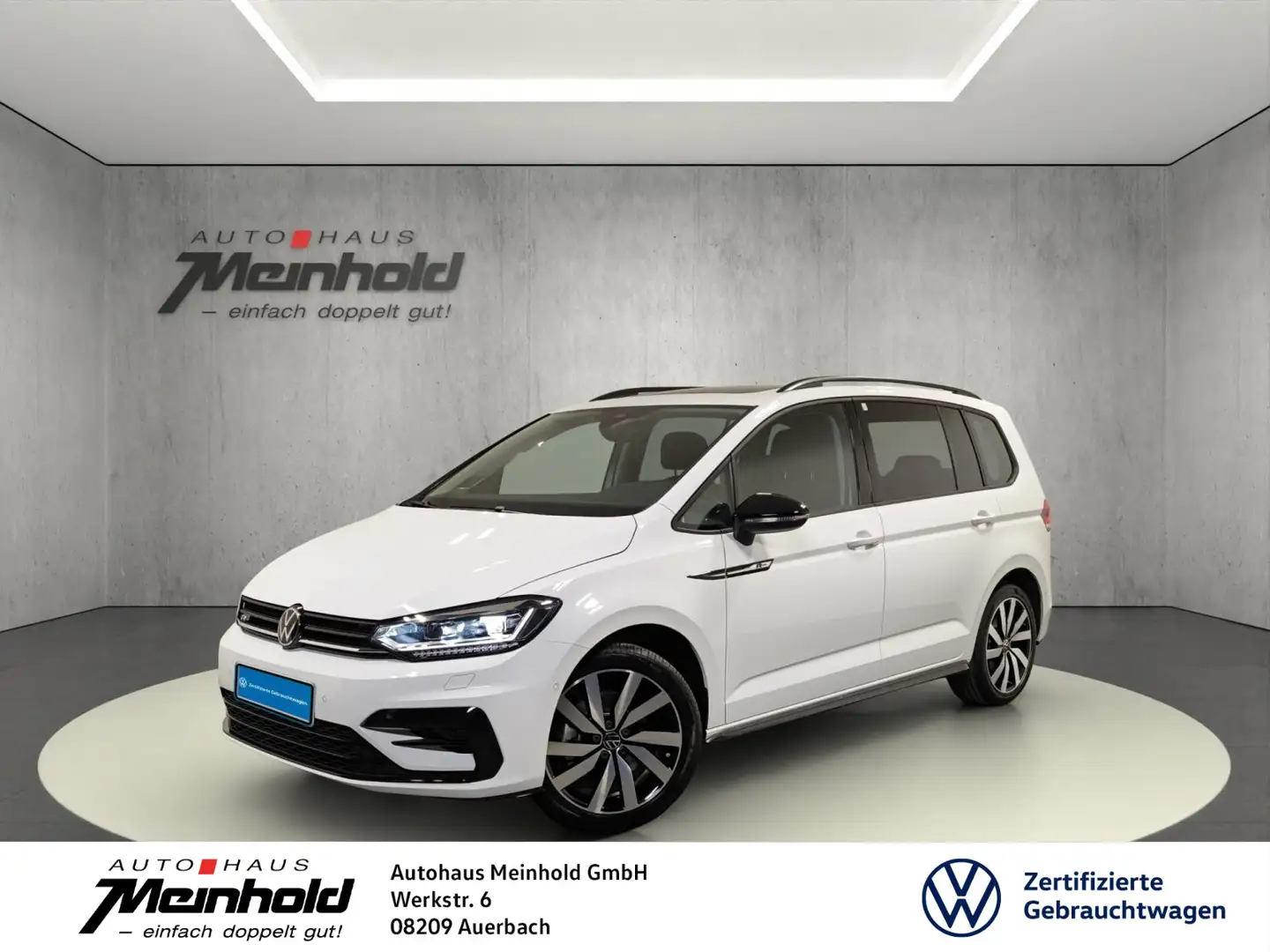 Volkswagen Touran 2.0 TDI DSG Highline R-Line Black Style, Weiß - 1