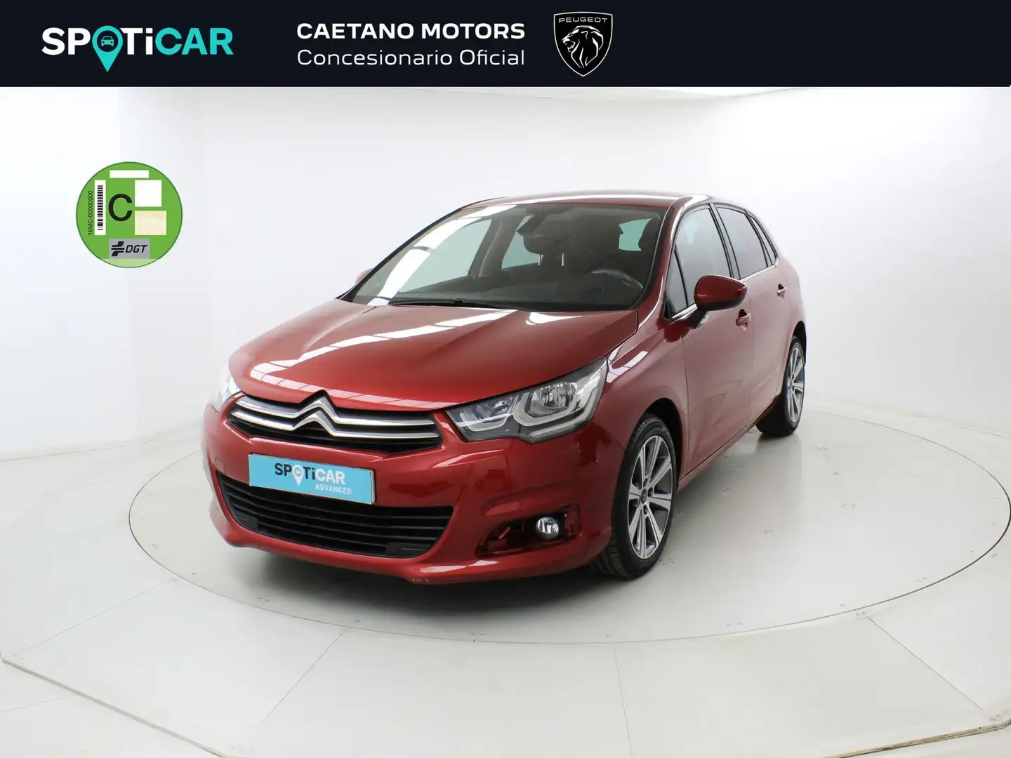 Citroen C4 1.6BlueHDI Tonic 100 Rojo - 1