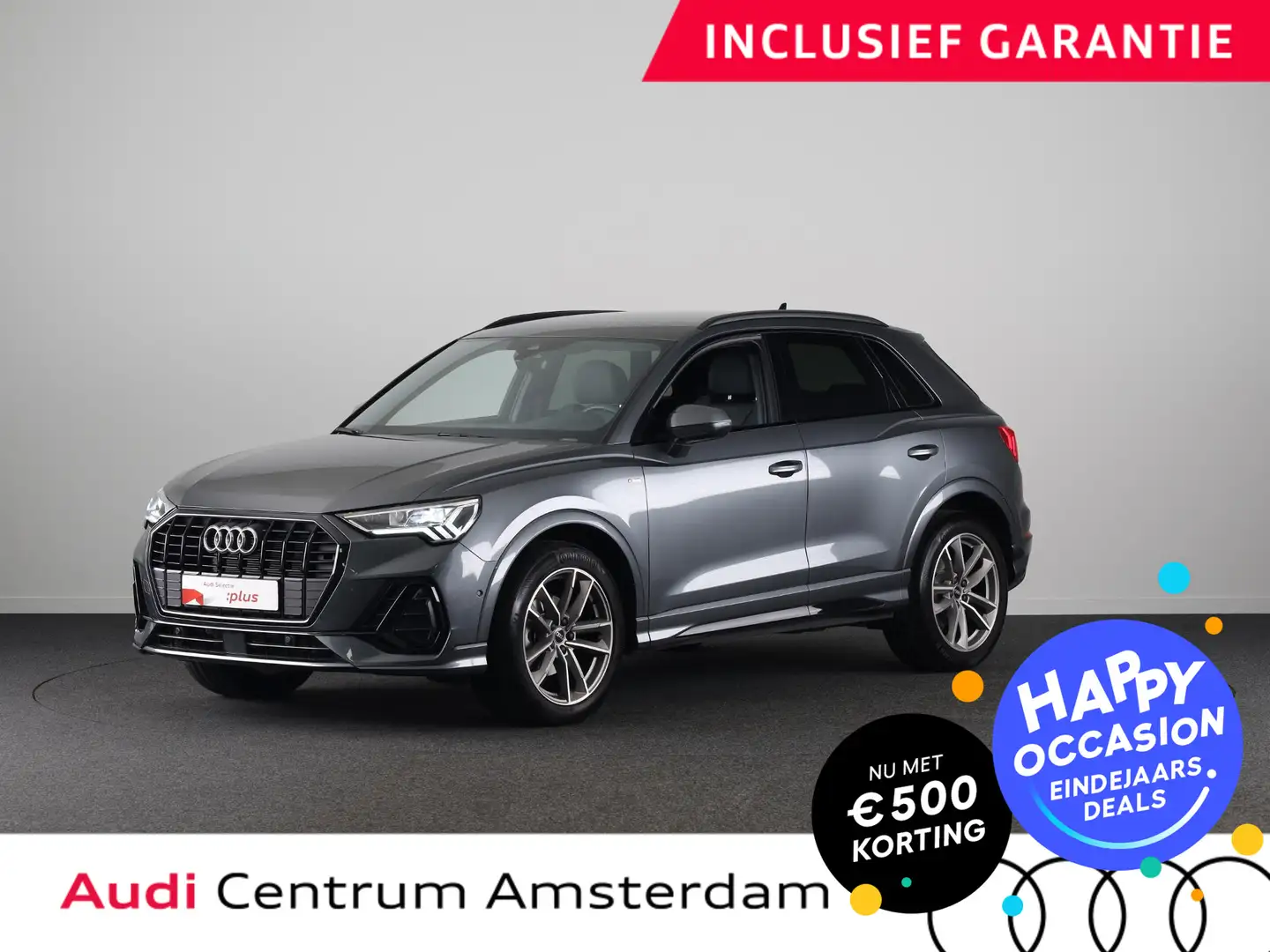 Audi Q3 35 TFSI S edition Competition 150pk| Verlengde gar Grijs - 1