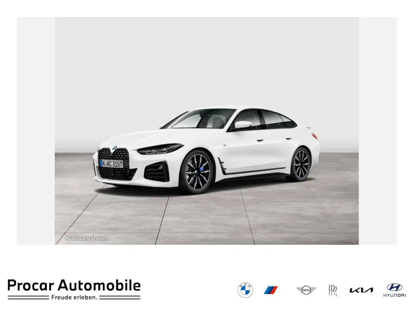BMW 420 d MSPORTPRO+STOP&GO+DRIVASS.+19´´ Weiß - 1