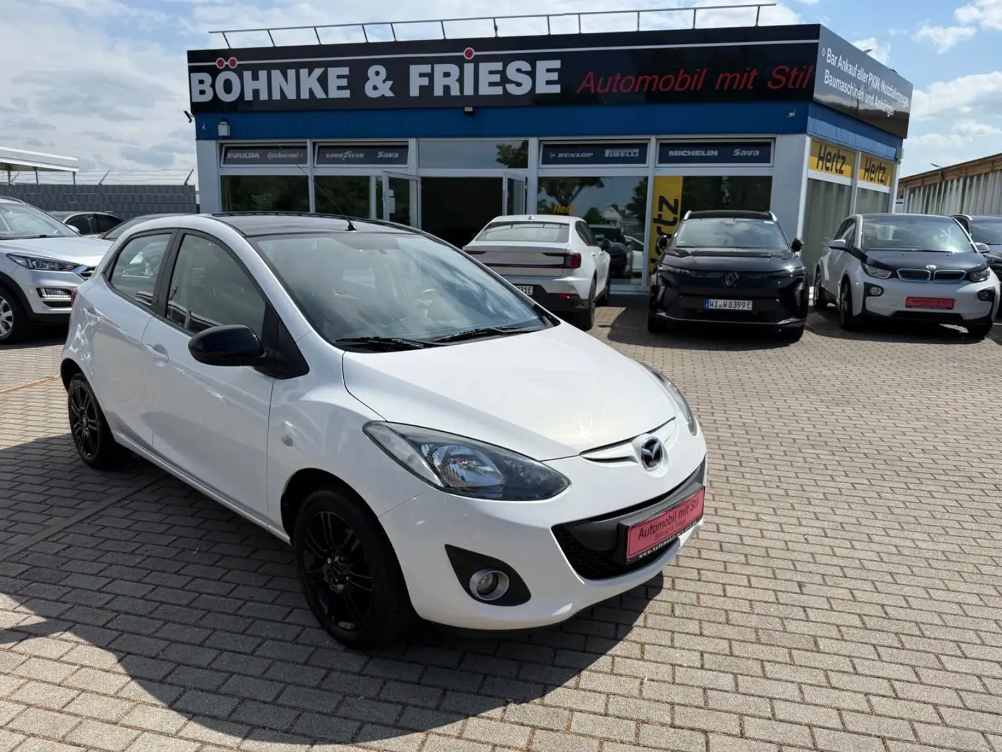 Mazda 2 Lim. 1.3 Origami 5 TÜER KLIMA SHZ TÜV NEU Weiß - 1