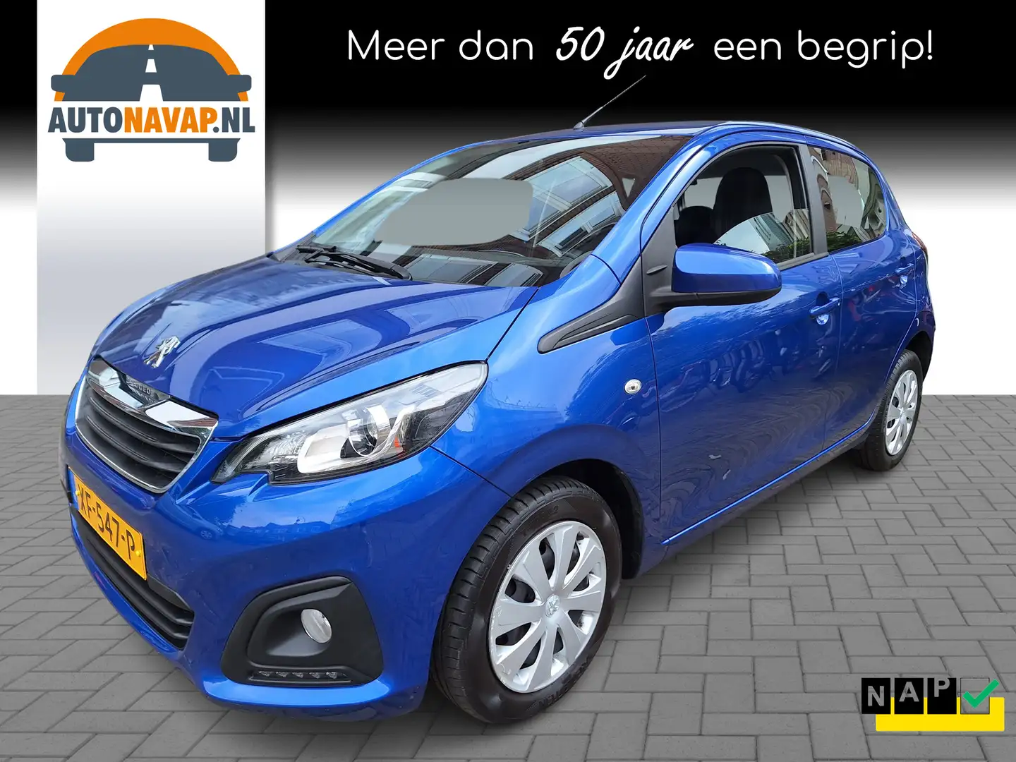 Peugeot 108 1.0 e-VTi Active 5Drs /Airco/Bluetooth/Led/NAP/gar Azul - 1