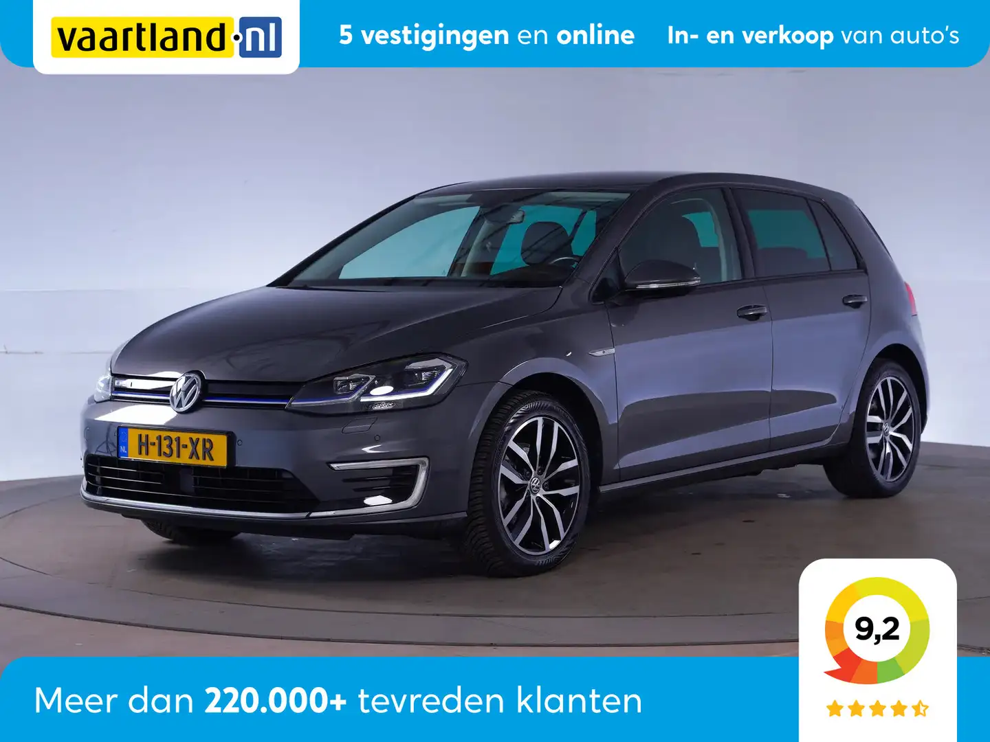 Volkswagen e-Golf E-DITION [ Virtual cockpit LED Navi Adapt.cruise ] Grijs - 1