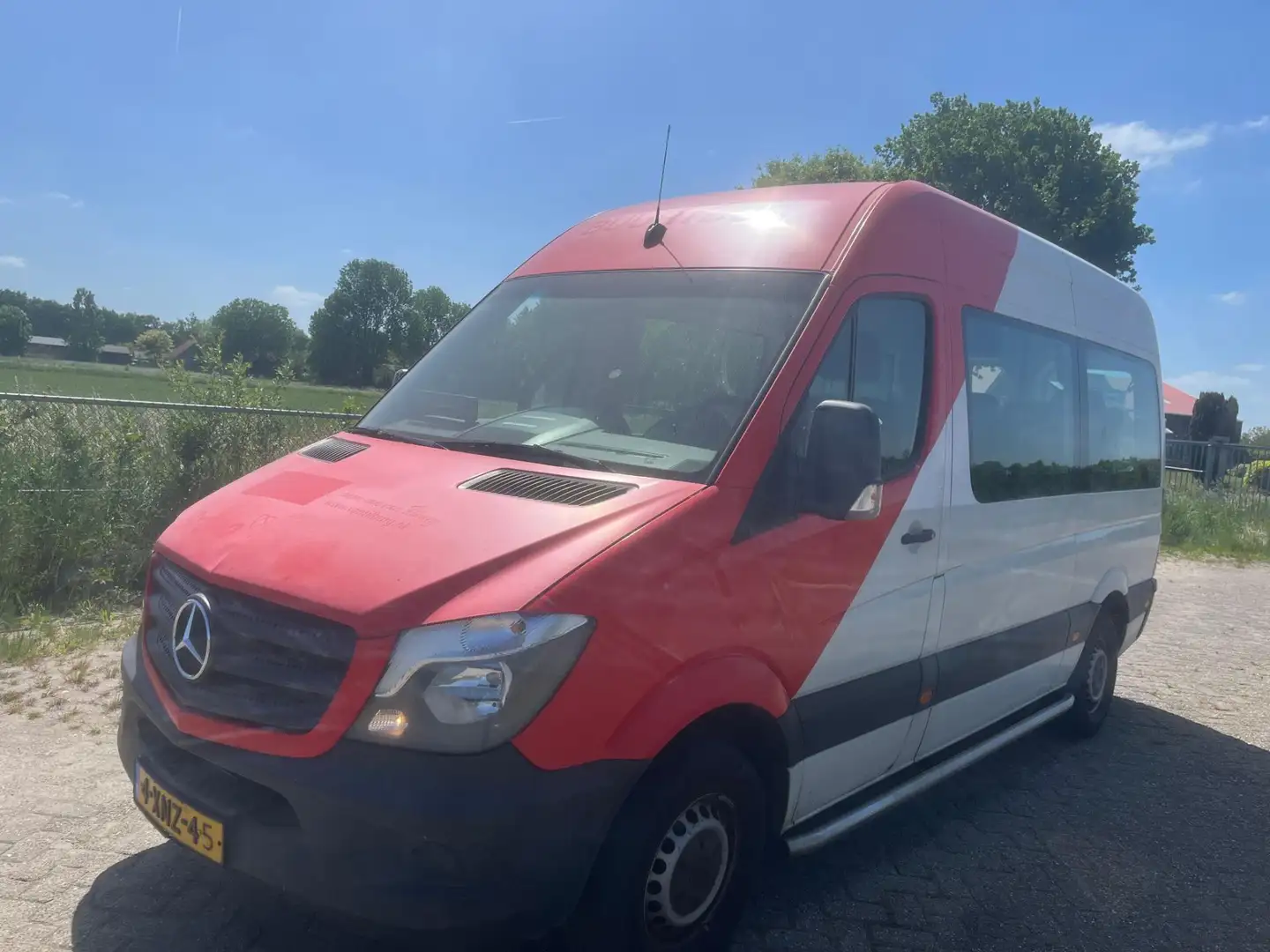 Mercedes-Benz Sprinter 313 2.2 CDI 366 9-personenbus euro-6 Wit - 1