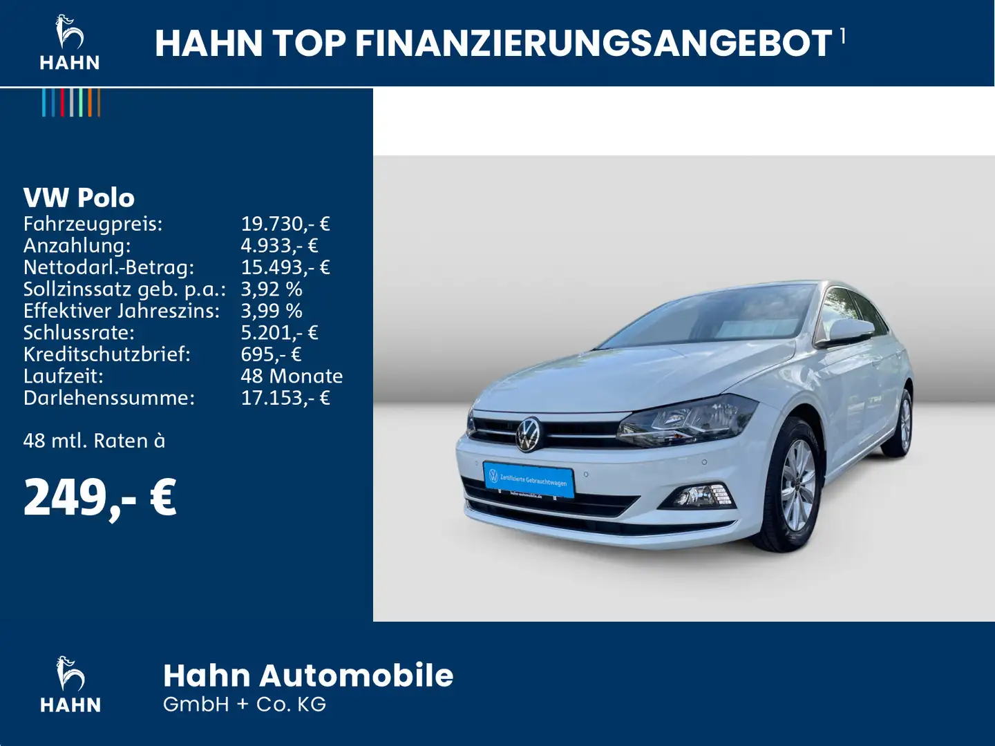 Volkswagen Polo 1.0TSI Highline DSG CLIMATR NAVI SITZH PDC Wit - 2