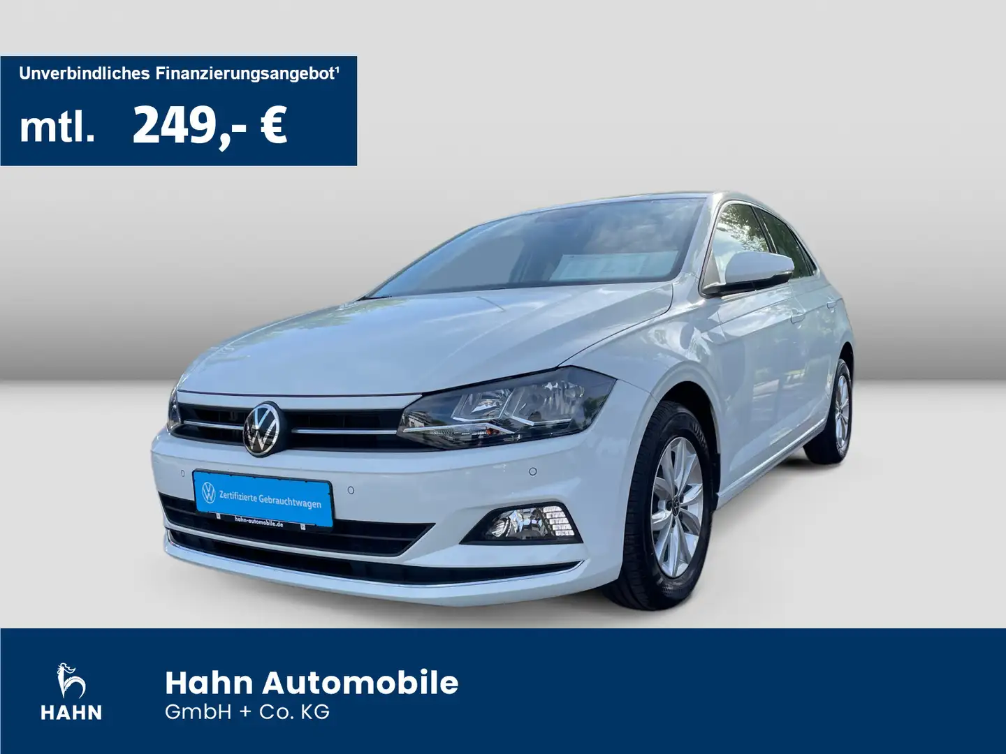 Volkswagen Polo 1.0TSI Highline DSG CLIMATR NAVI SITZH PDC Wit - 1