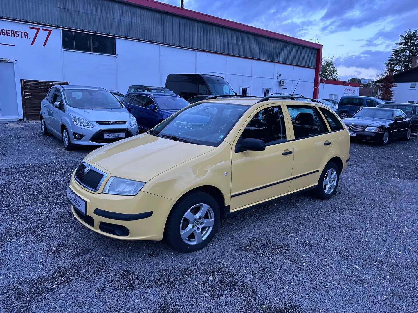 Skoda Fabia Combi Sport 1.4i Klima TÜV Jaune - 2