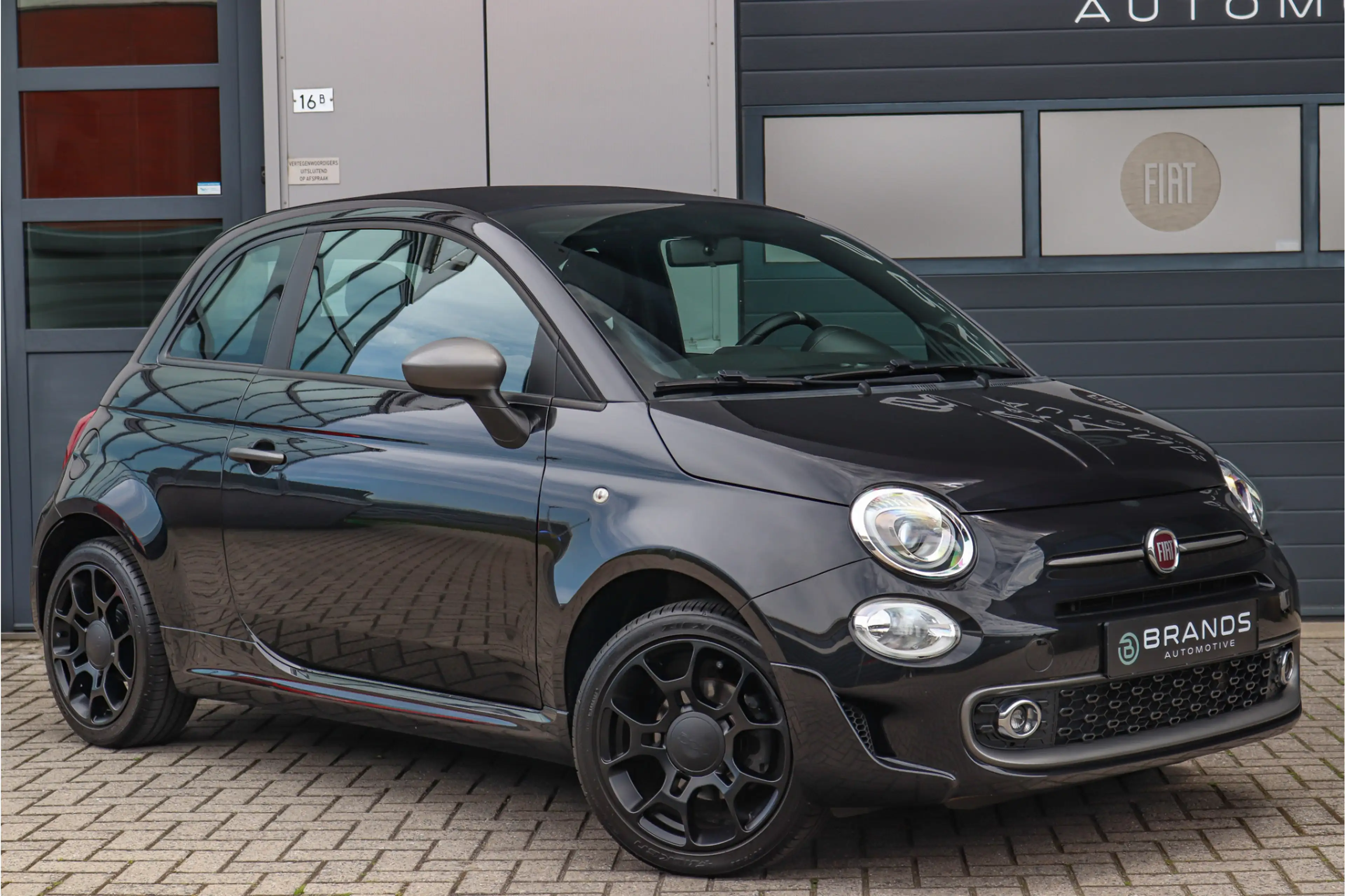 Fiat 500C 1.2 S Navi Carplay Airco Black on black PDC — photo 3