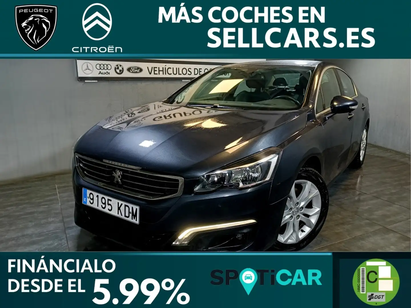 Peugeot 508 2.0BlueHDI Allure 150 Gris - 1