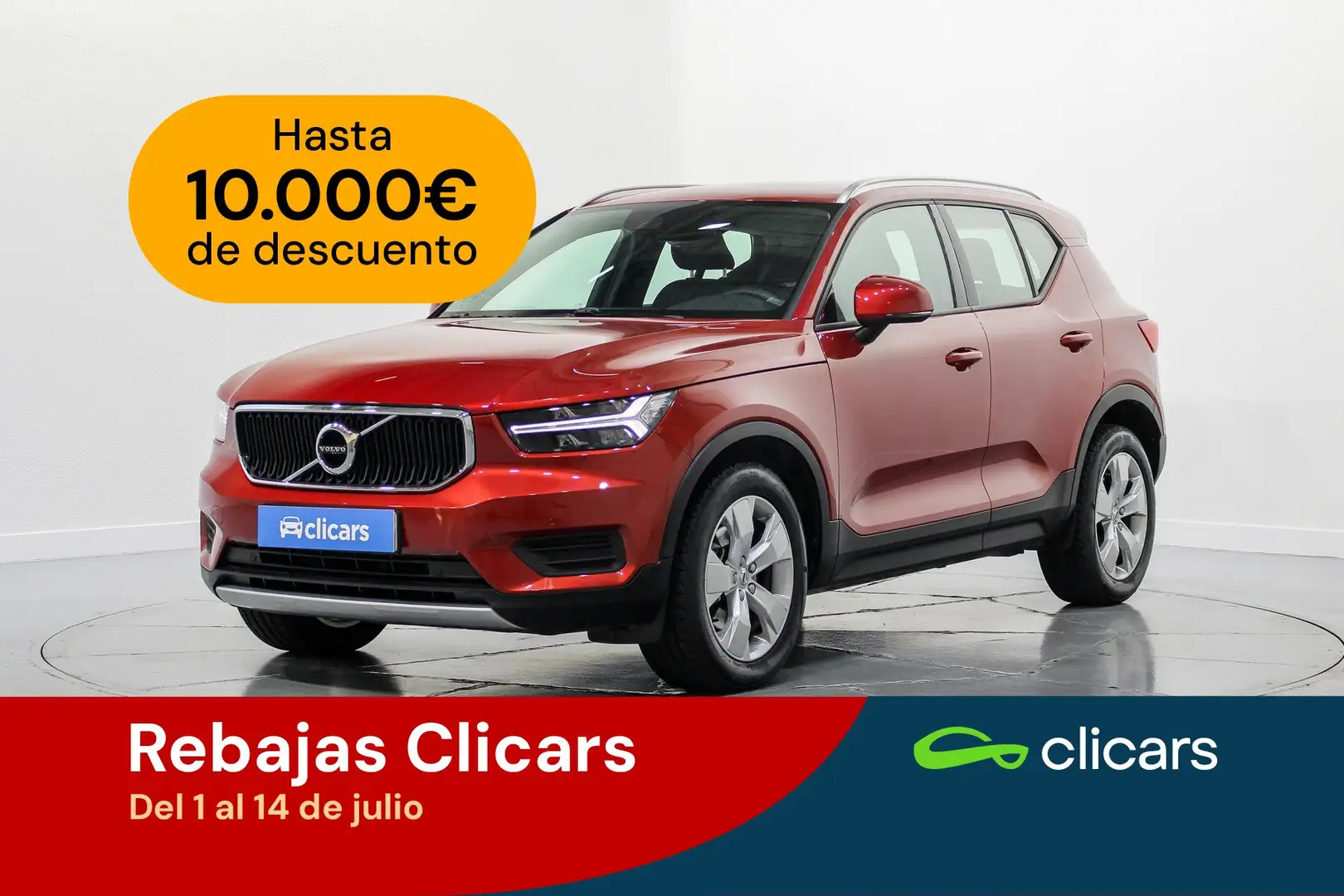 Volvo XC40 B3 Core Aut. Rojo - 1