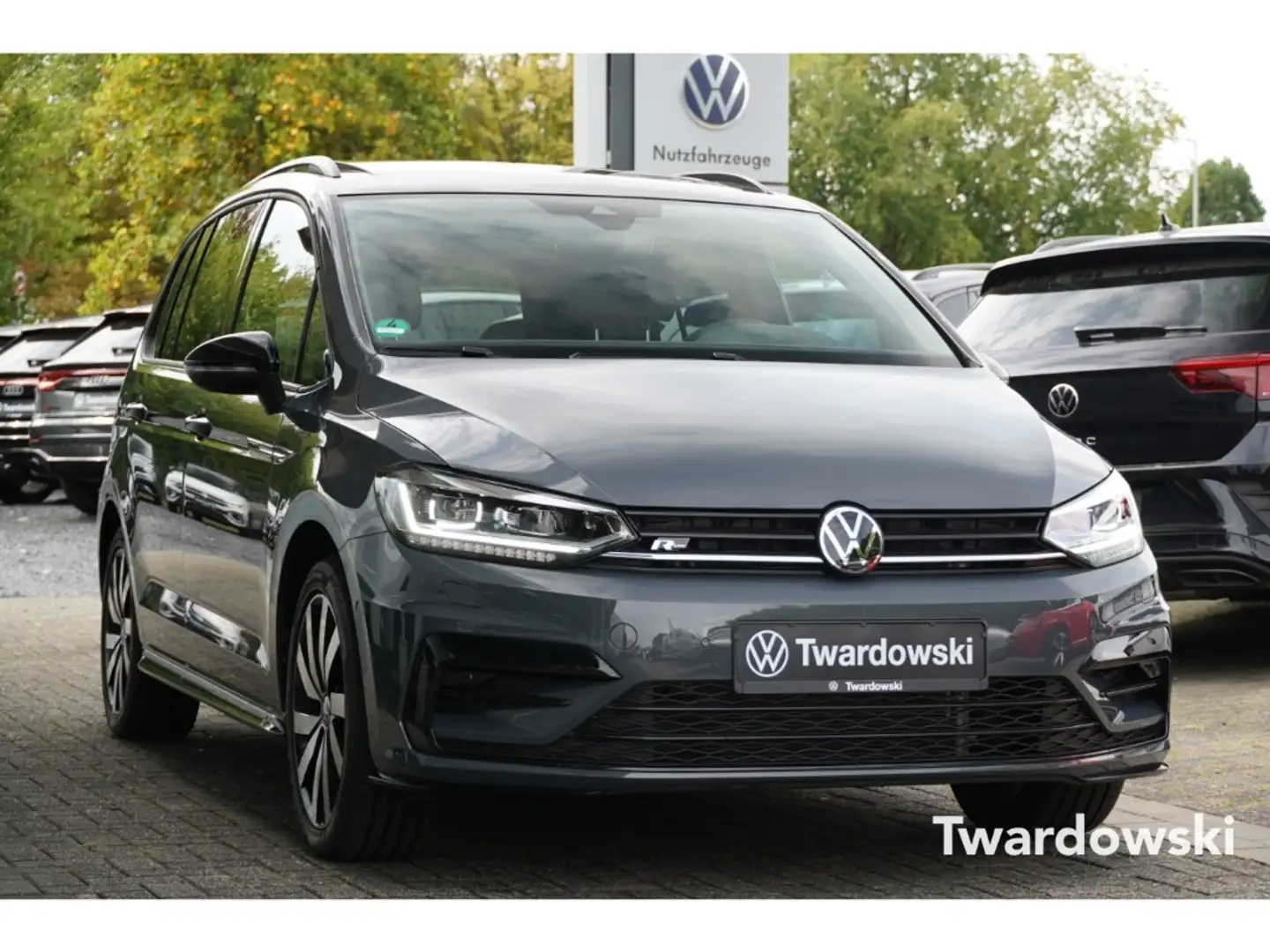 Volkswagen Touran Highline R-Line Pano Kam 7-Sitzer Sofort verfügbar Grau - 1