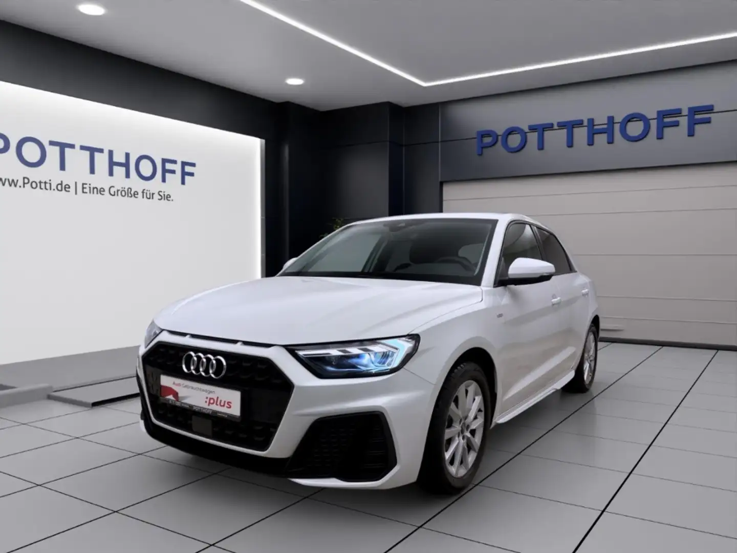 Audi A1 Sportback 25 TFSI S LINE NAVI LEDER PDC LED Weiß - 1
