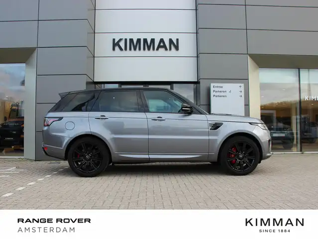 Land Rover Range Rover Sport P400e HSE | Eiger Grey | Black pack | bruin interi