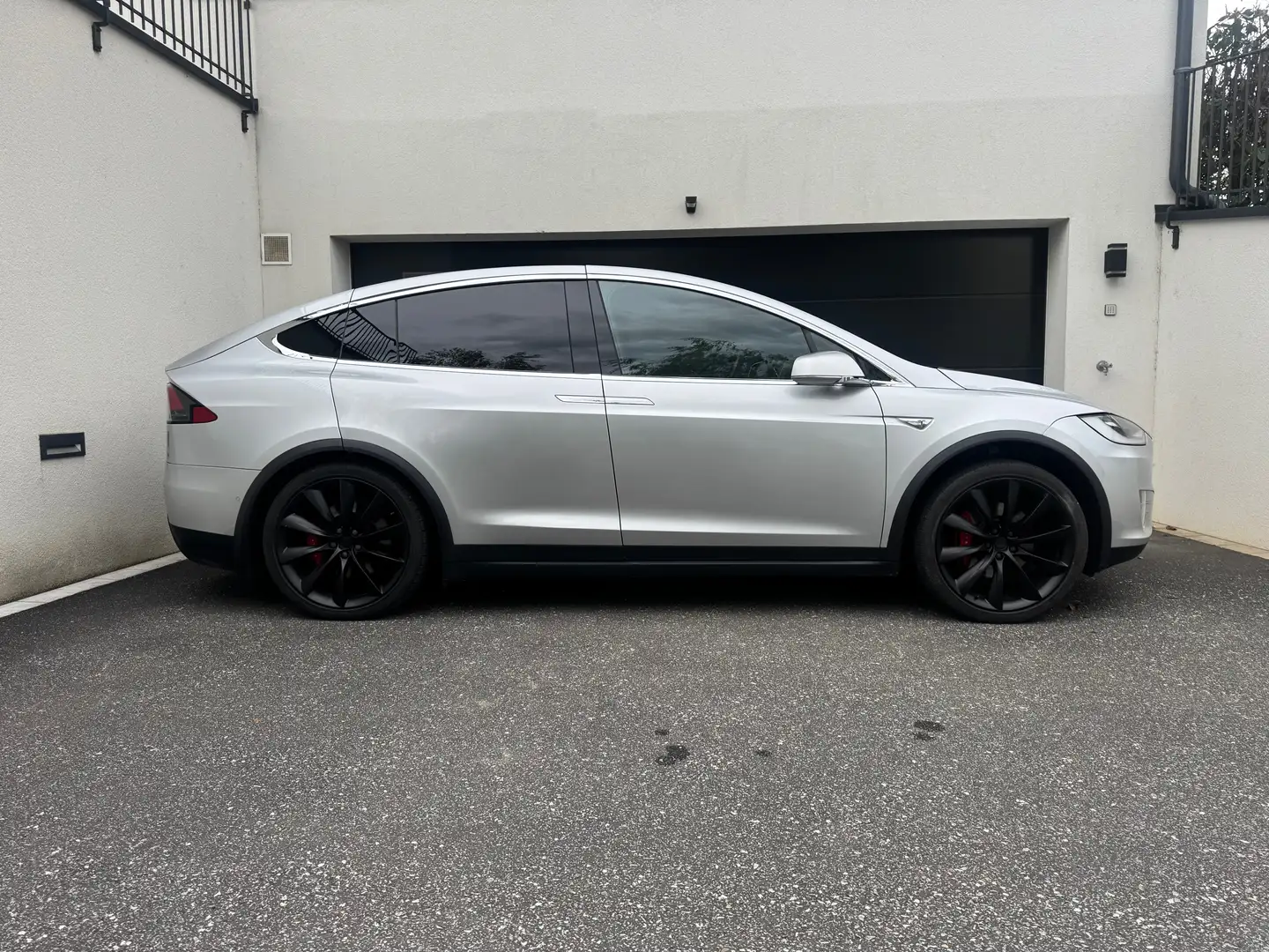 Tesla Model X Model X 90D 90kWh (mit Batterie) Silber - 2