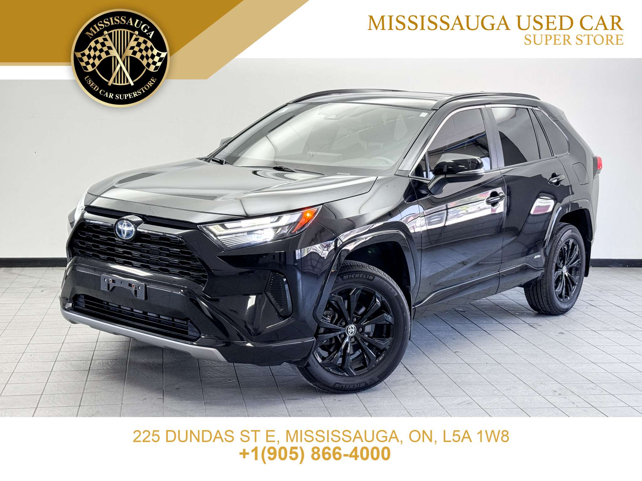 Black 2024 Toyota RAV4 Hybrid SUV / Crossover All-Wheel Drive Automatic