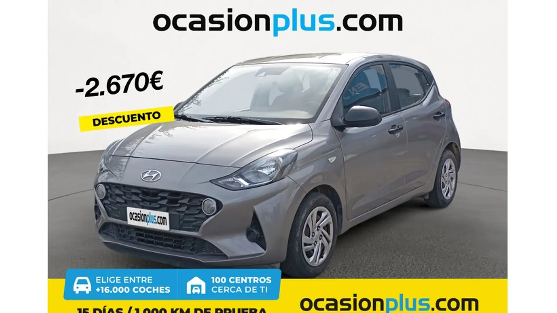 Hyundai i10 1.0 MPI Essence Gris - 1