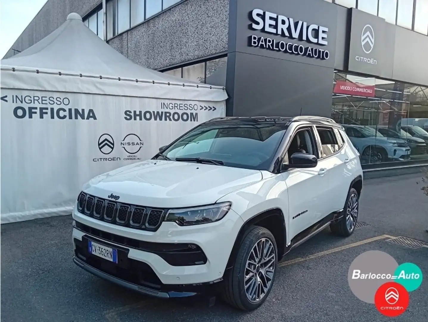Jeep Compass Compass 1.5 Turbo T4 130 CV MHEV 2WD Summit Bianco - 1