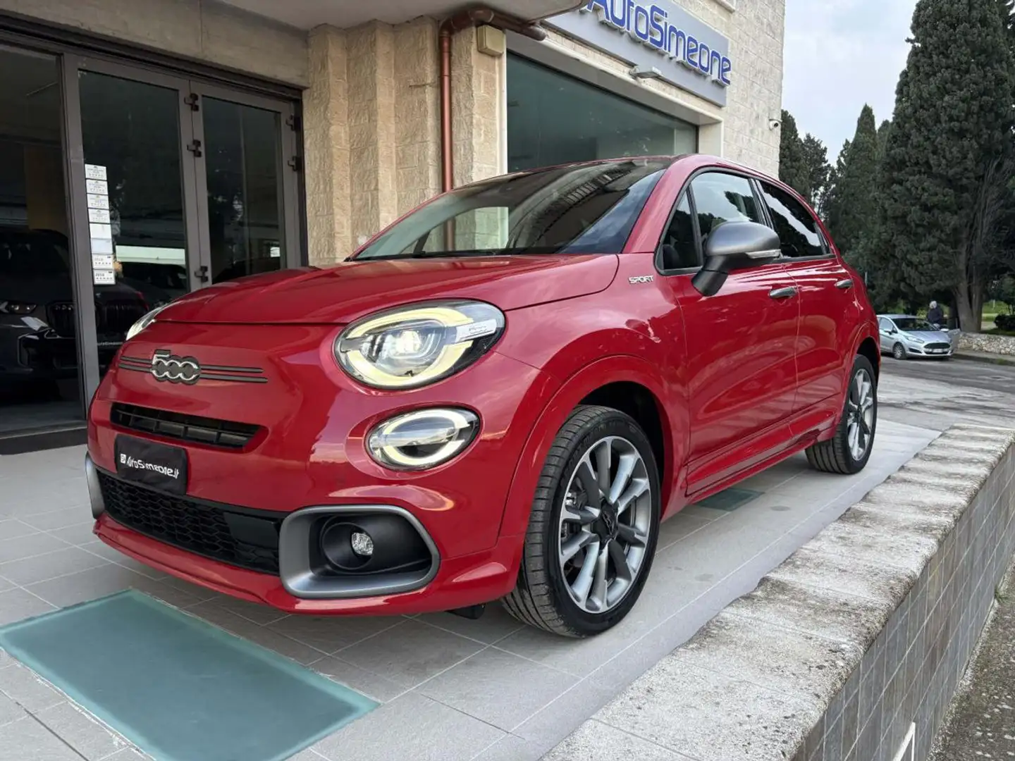 Fiat 500X 1.3 MultiJet 95 CV Sport FARI LED-CERCHI DA 18'' Rosso - 1
