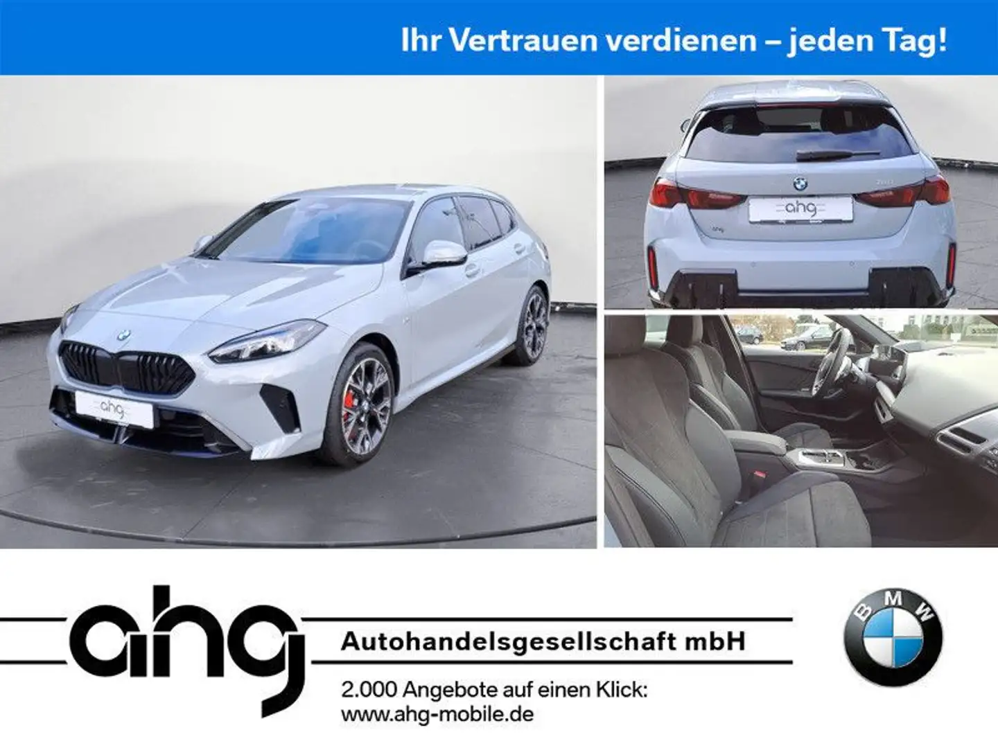 BMW 120 M-Sportpaket M-SportpaketPro Innovationspake Grijs - 1