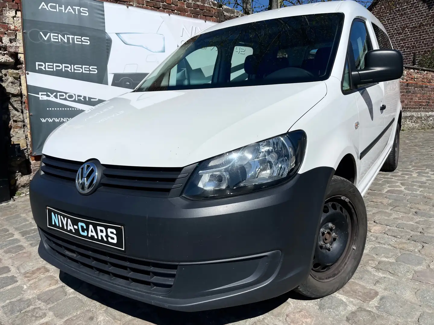 Volkswagen Caddy Maxi Life 1.6 TDI DSG ** UTILITAIRE 5 places ** Blanc - 1