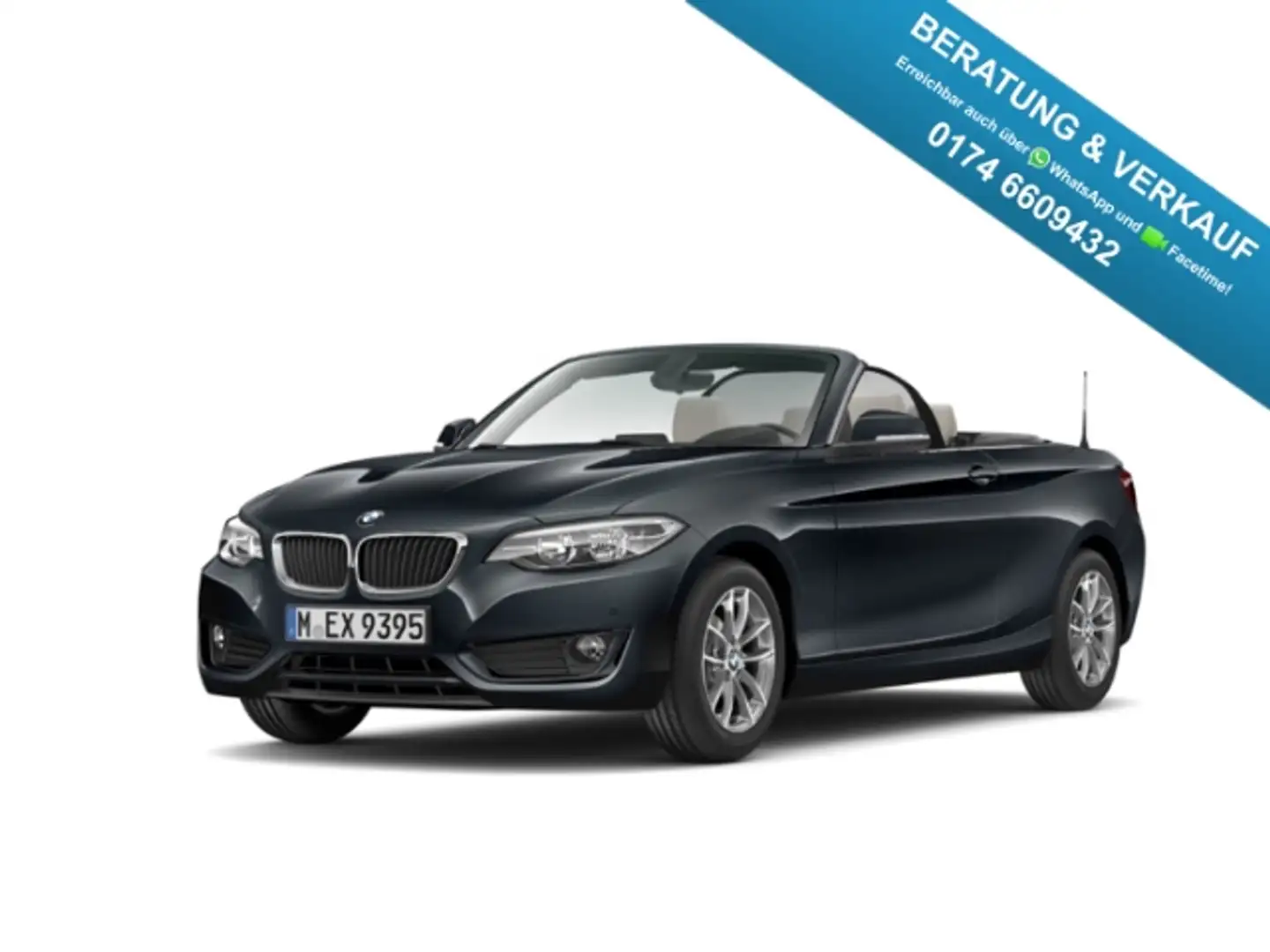BMW 218 I A Navi Leder Soundsystem Mehrzonenklima 2-Zonen- Grau - 1