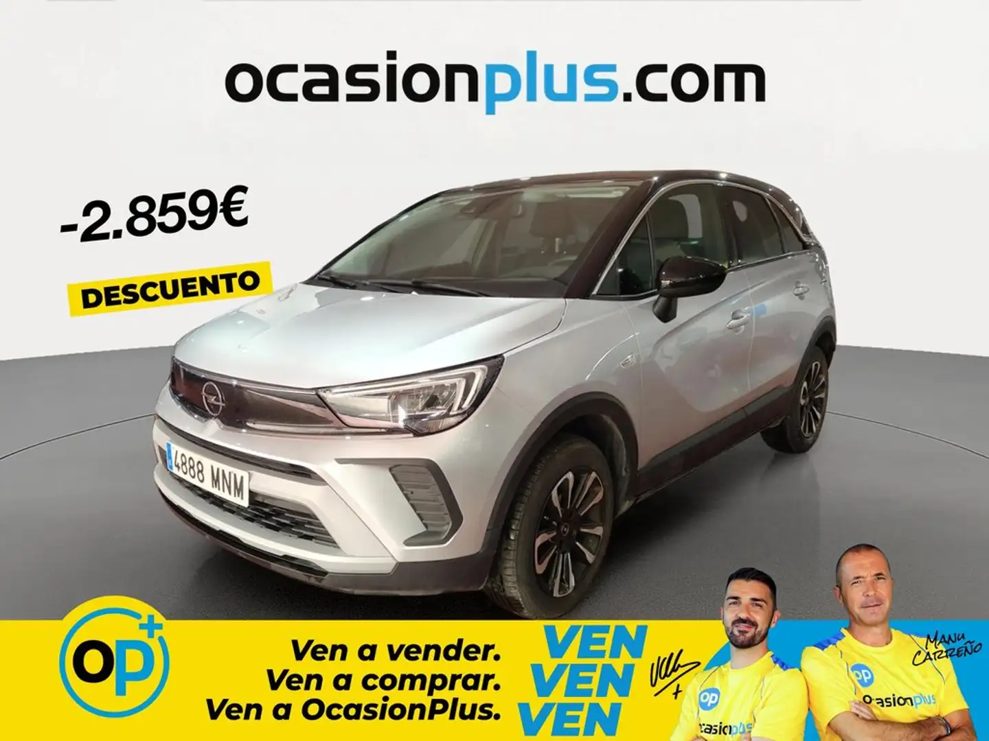 Opel Crossland 1.2 S&S Elegance 130 Aut. Gris - 1