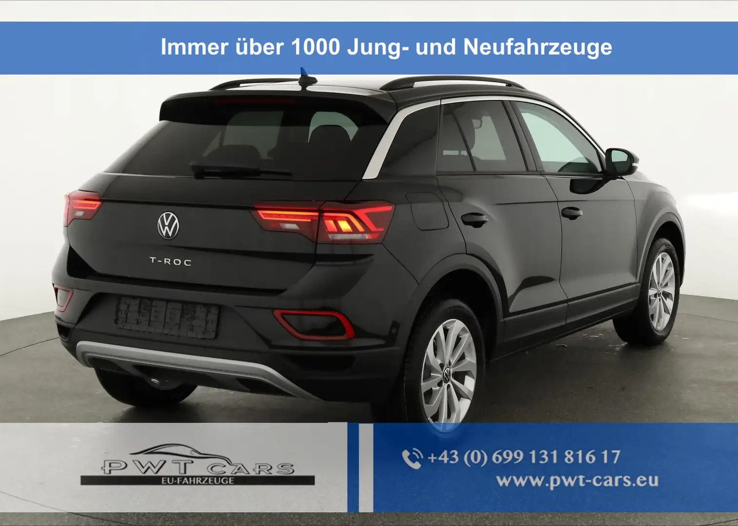 Volkswagen T-Roc Life 1.5 TSI DSG, LED, Kamera, Parklenk, Winter... Schwarz - 1