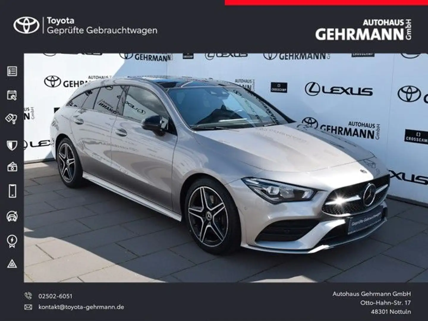 Mercedes-Benz CLA 200 CLA Shooting Brake*AMG*Navi*AHK* Silber - 1