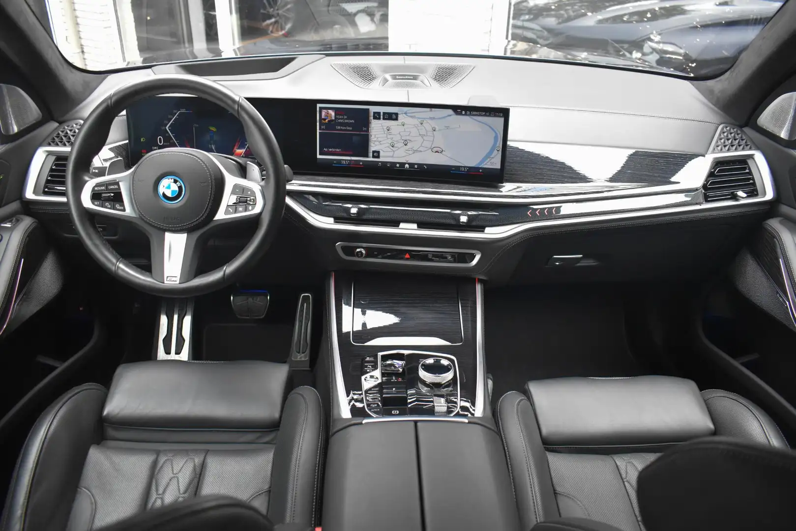 BMW X5 xDrive50e Skylounge M-Stoelen ACC Trekha Leder B&W Bleu - 2