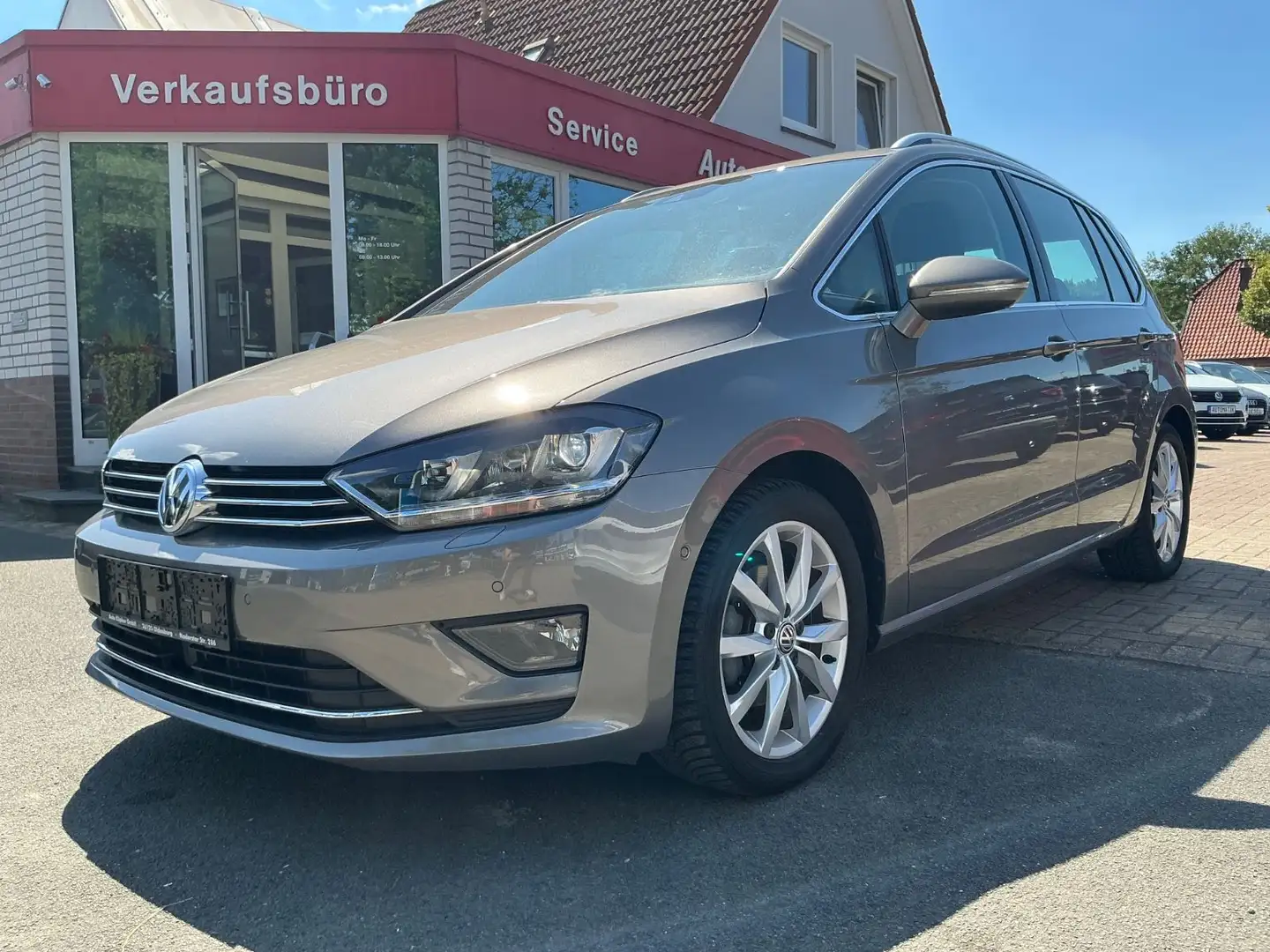 Volkswagen Golf VII Sportsvan 1.4 TSI Highline SHZ NAVI AHK Grigio - 1