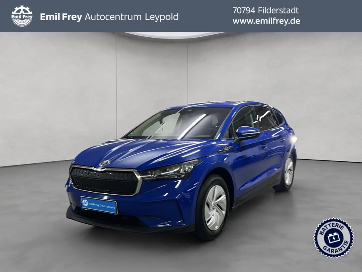 Skoda Enyaq iV 50 Blauw - 1