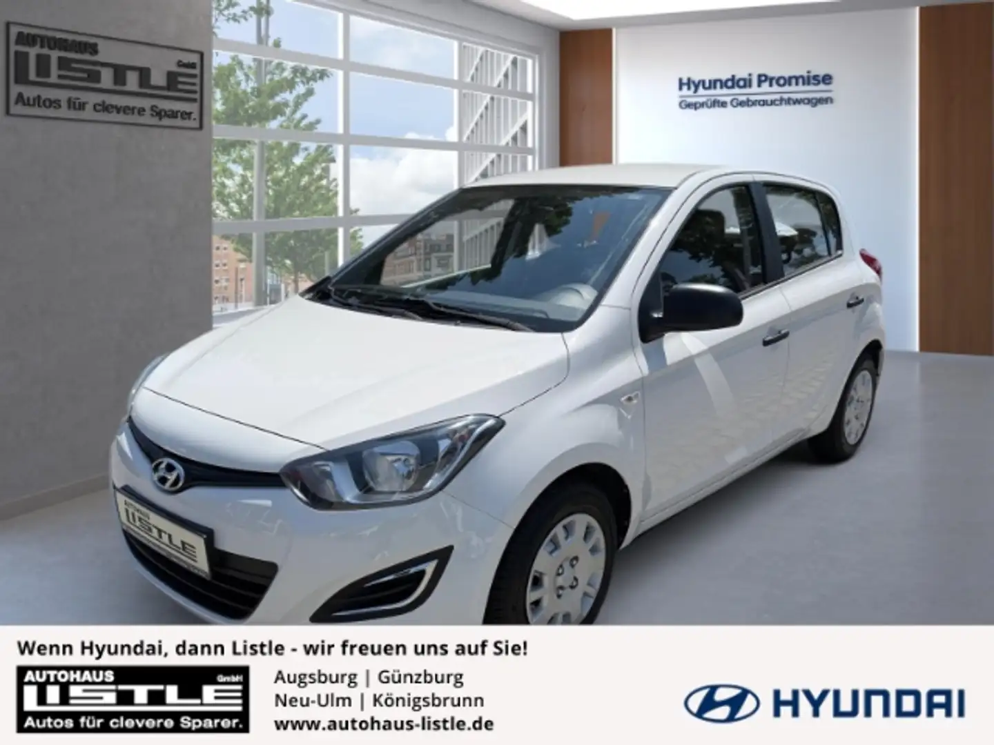 Hyundai i20 FIFA World Cup Edition 1.2 +RADIO+CD+SERVOLENKUNG+ Blanc - 1