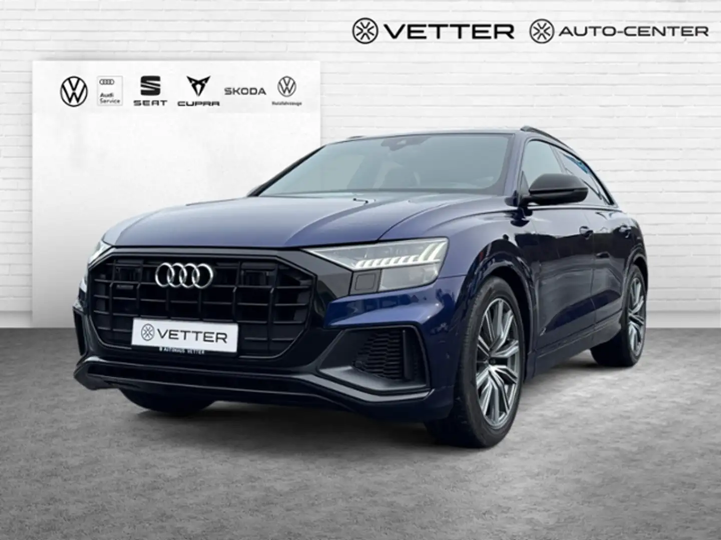 Audi Q8 50 TDI S line quattro KLIMA LED NAVI ALU Blu/Azzurro - 1