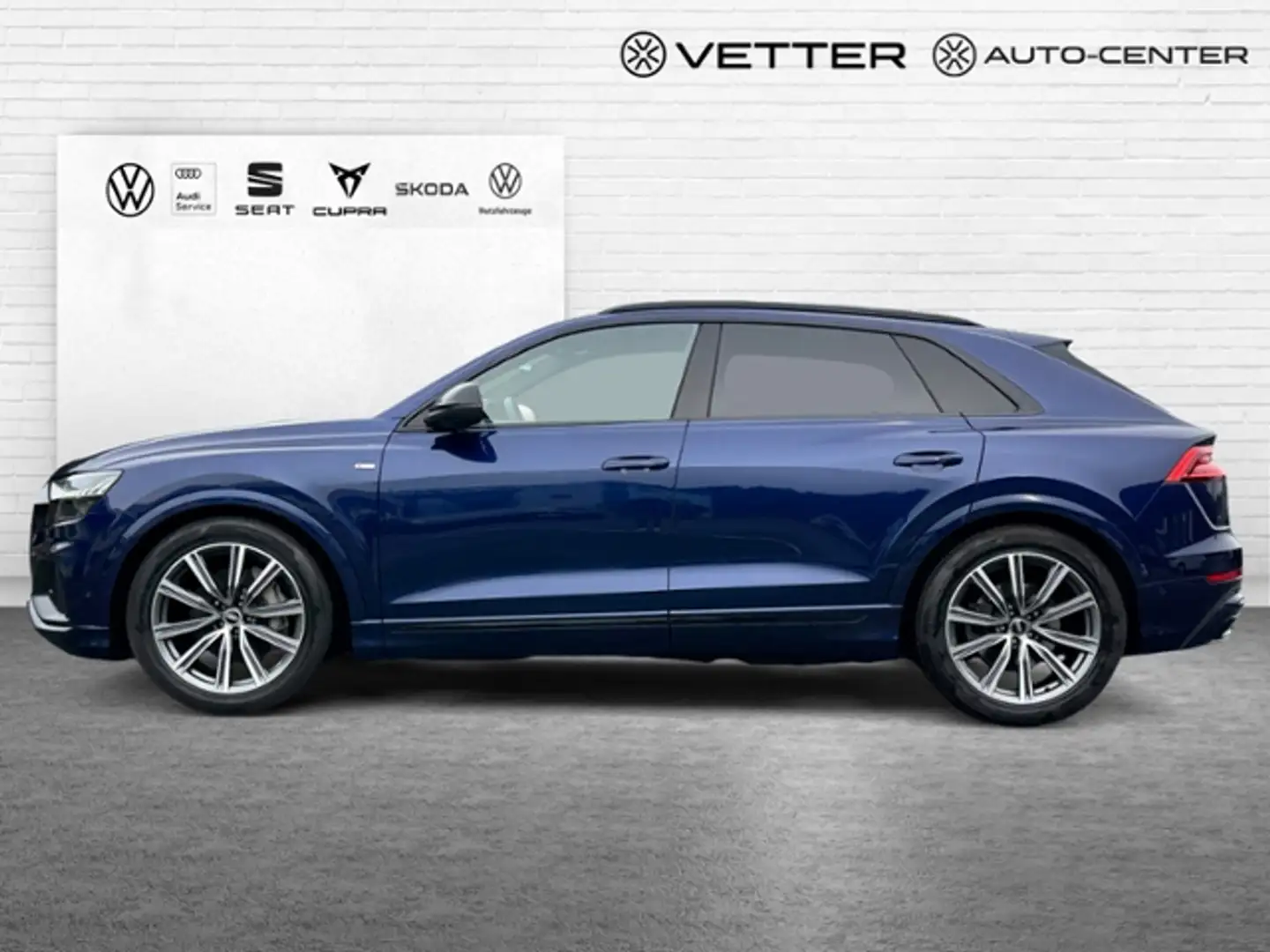 Audi Q8 50 TDI S line quattro KLIMA LED NAVI ALU Blu/Azzurro - 2
