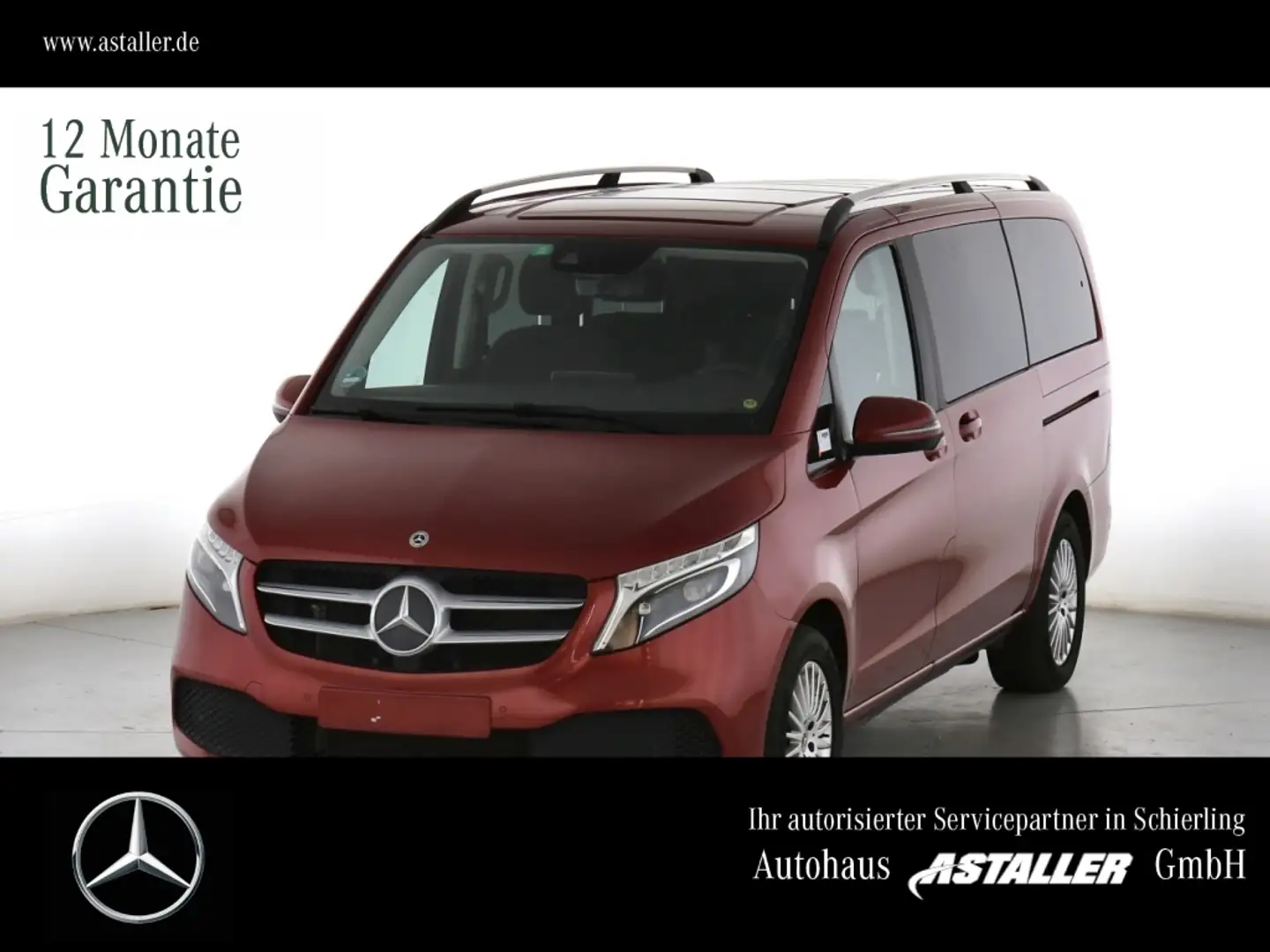 Mercedes-Benz V 250 d 4M Edition lang L2 Sport-P+Distro+LED+7S Roşu - 1