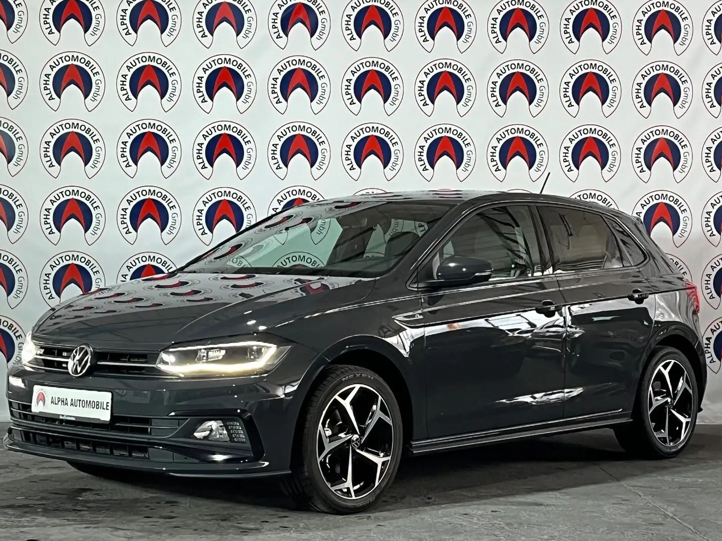 Volkswagen Polo VI R-LINE/CarPlay/LED/TEMP/NAVI/PDC/2Z-KLIM Grau - 1