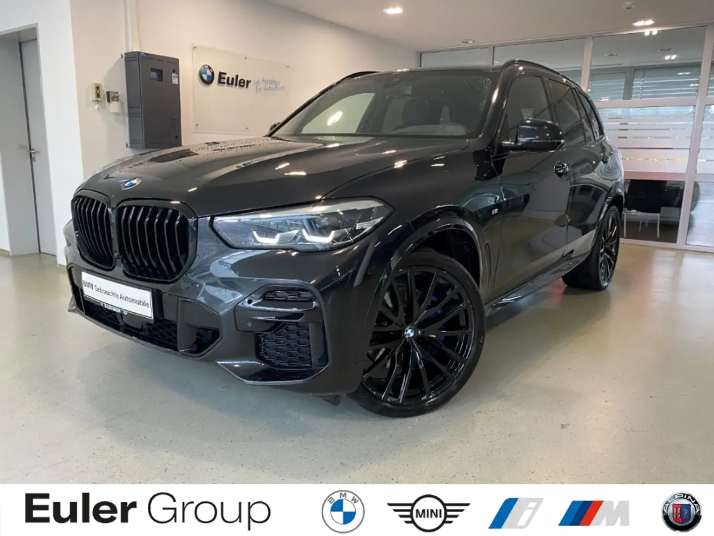 BMW X5 xDrive 30d M Sportpaket HUD Pano Navi Leder Alarm Schwarz - 1