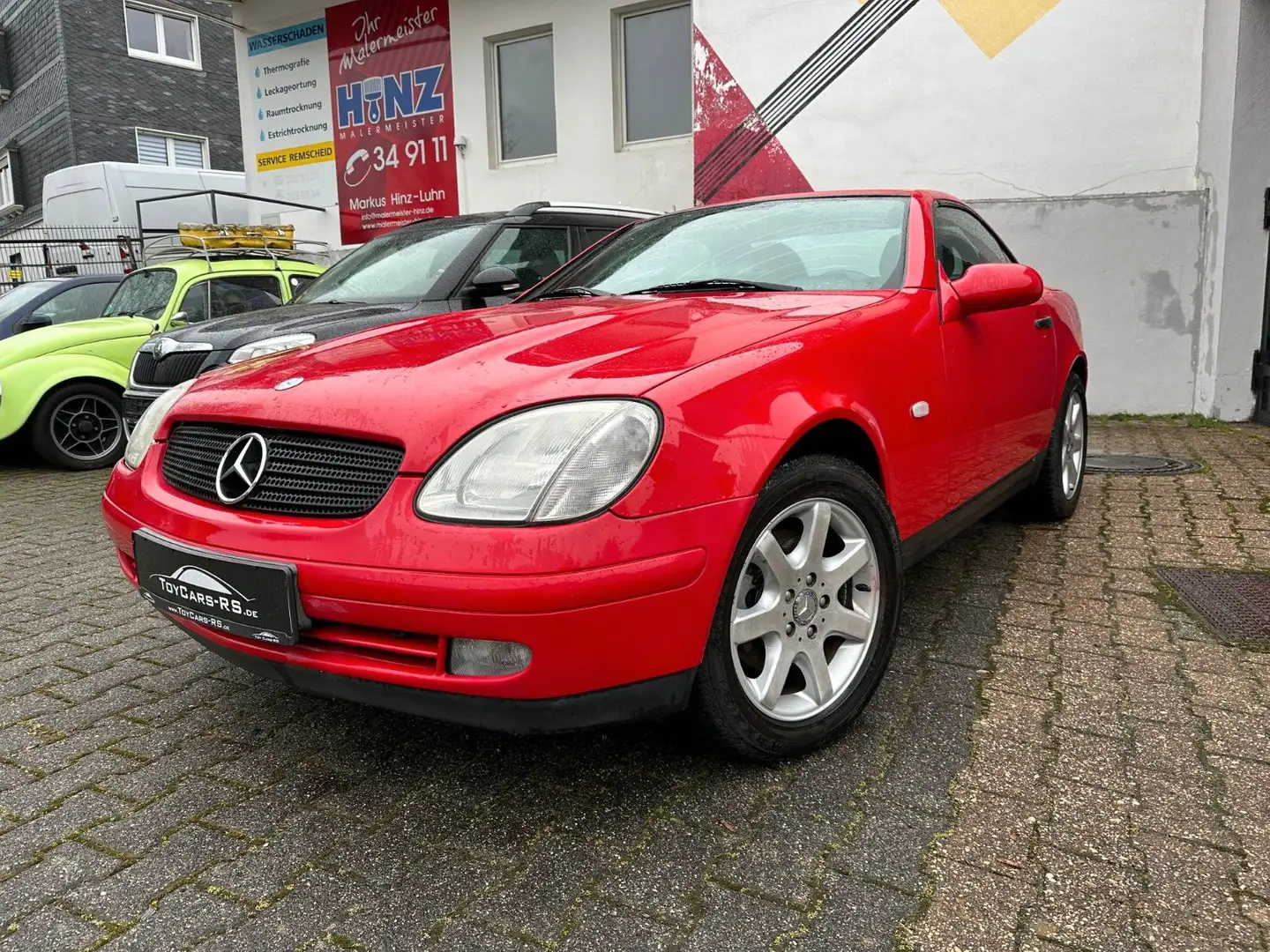 Mercedes-Benz SLK 200 *LEDER*ALU*TÜV 04/2024*SCHALTER Rouge - 1