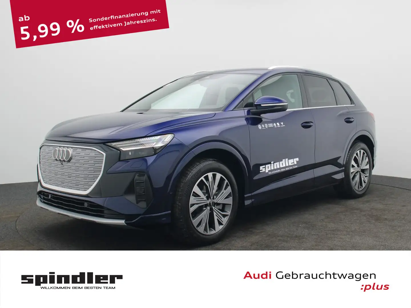 Audi Q4 e-tron 40 advanced / Navi plus, Matrix, AHK Blau - 1