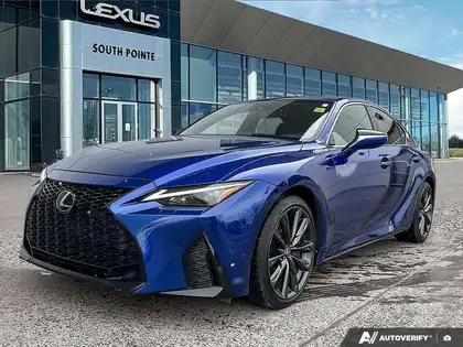 Blue 2023 Lexus IS Sedan 6-Speed Automatic