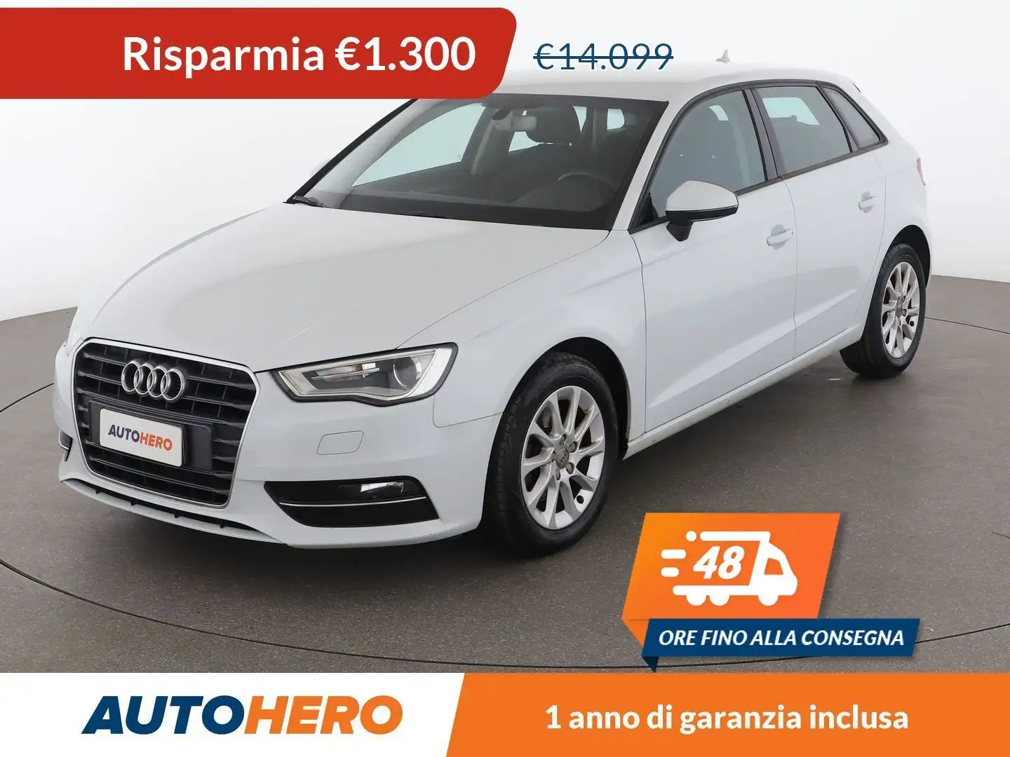 Audi A3 1.6 TDI Attraction Weiß - 1