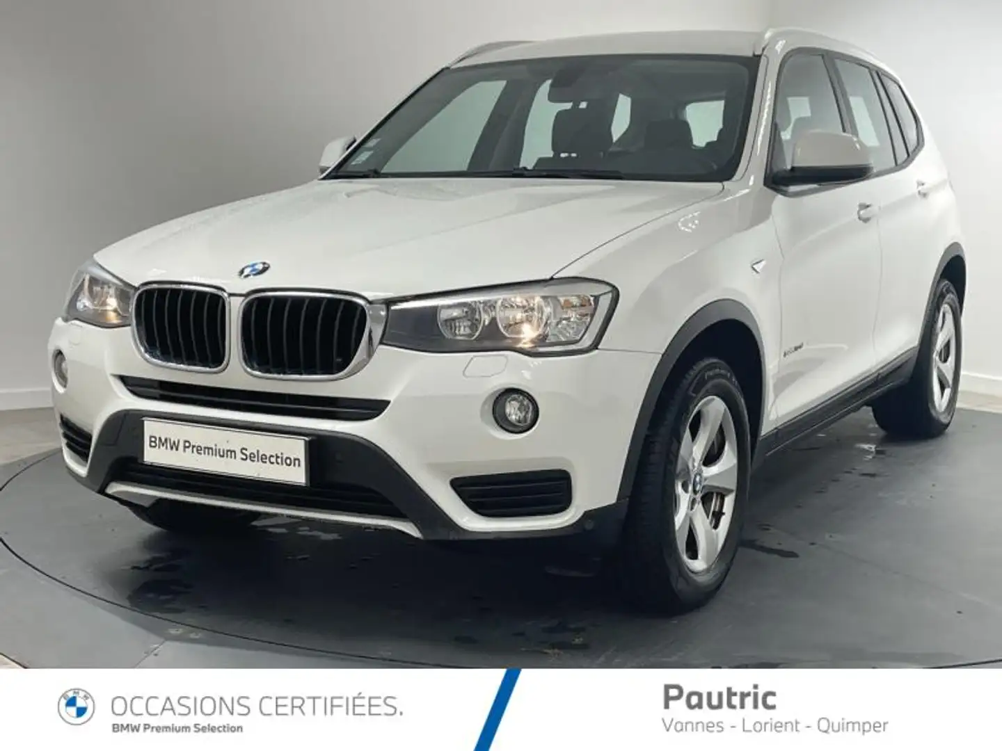 BMW X3 sDrive18dA 150ch Lounge Plus Blanc - 1