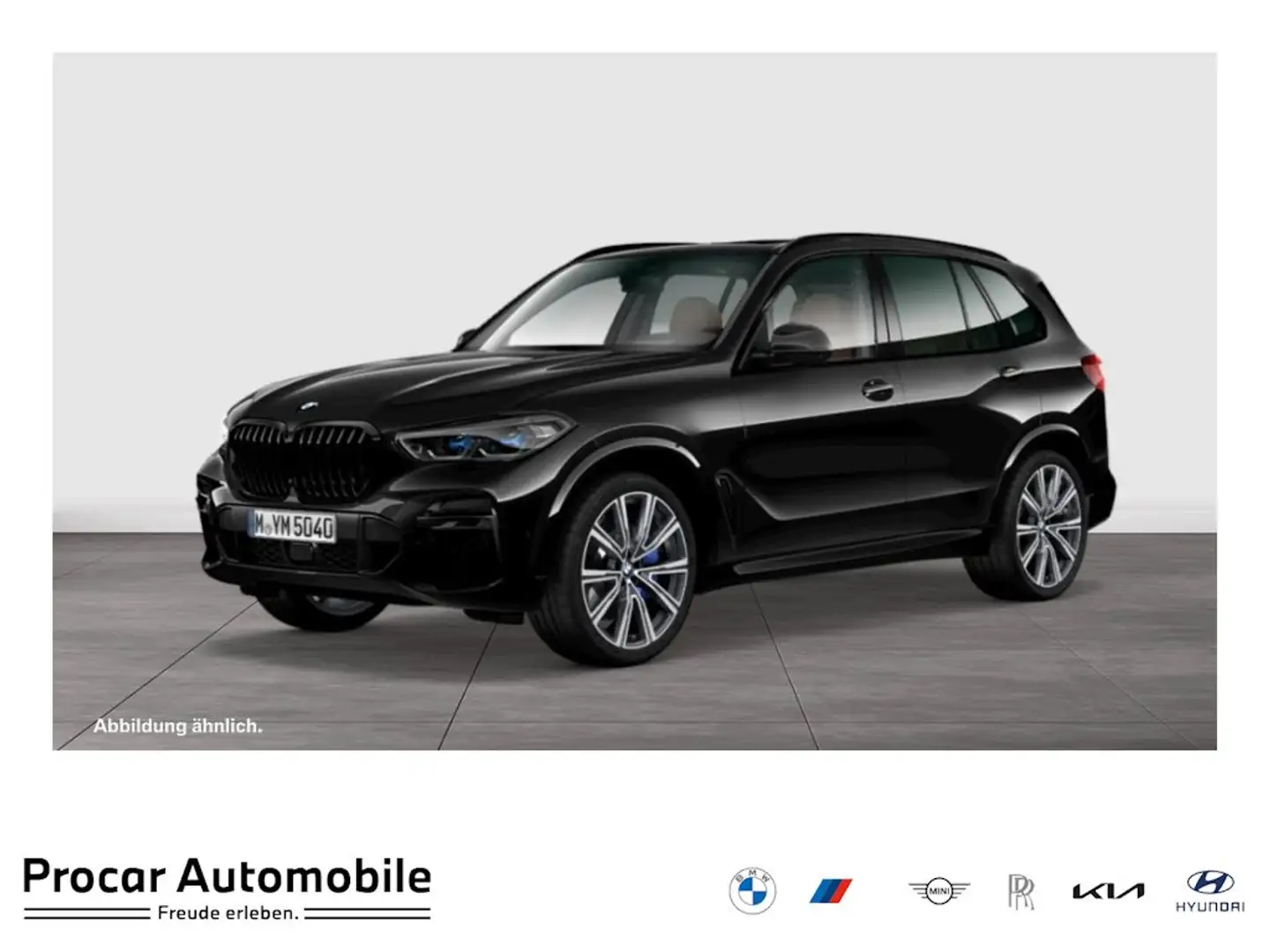 BMW X5 xDrive40d M Sport Laser AHK Pano DA Prof 360° HuD Schwarz - 1