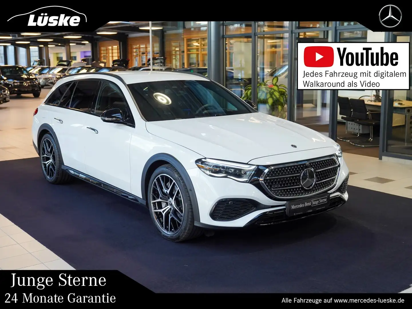 Mercedes-Benz E 450 E 450 d T 4M All-Terrain Night AMG Räder Burmest Blanc - 1