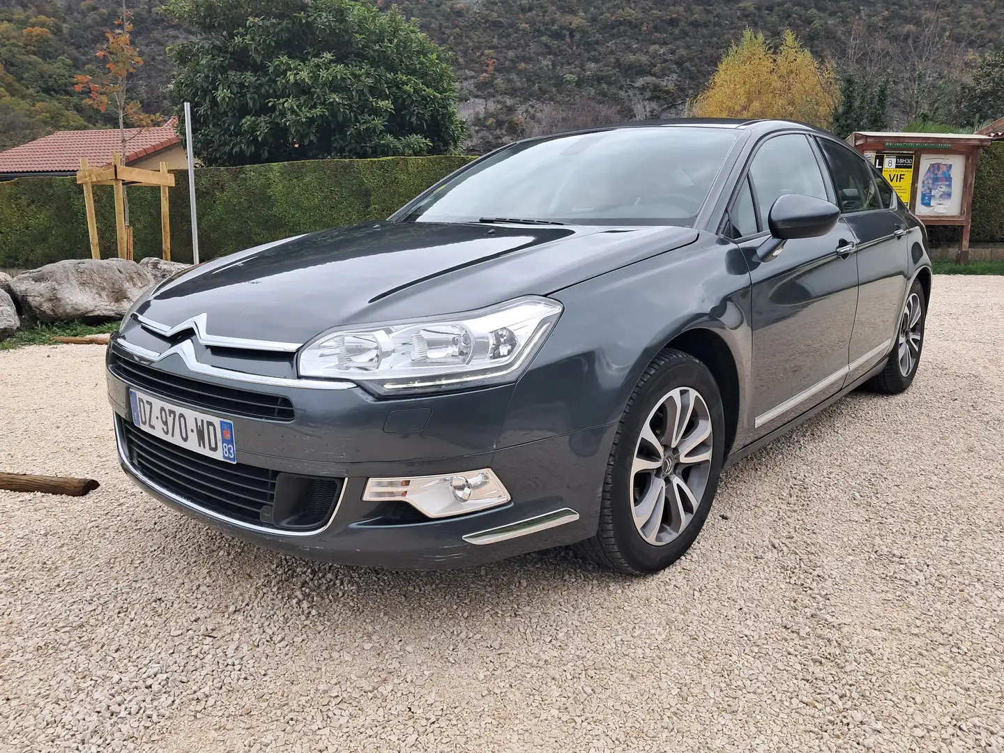 Citroen C5 2,0 Hdi 150 Hydractive Gris - 1