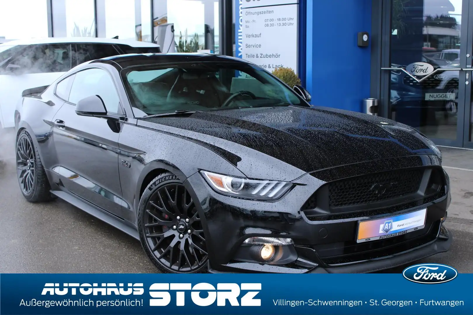 Ford Mustang GT KOMPRESSOR UMBAU|KW FAHRWERK|KLAPPEN-AUSPUFF|XE Schwarz - 1