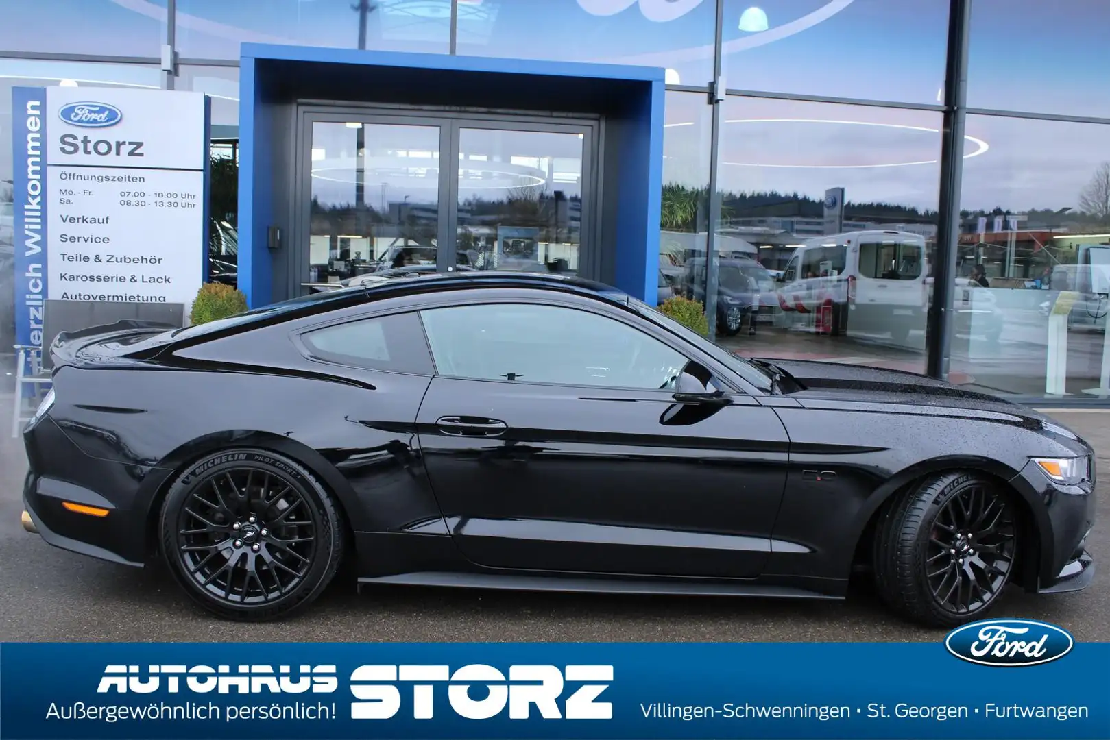 Ford Mustang GT KOMPRESSOR UMBAU|KW FAHRWERK|KLAPPEN-AUSPUFF|XE Schwarz - 2