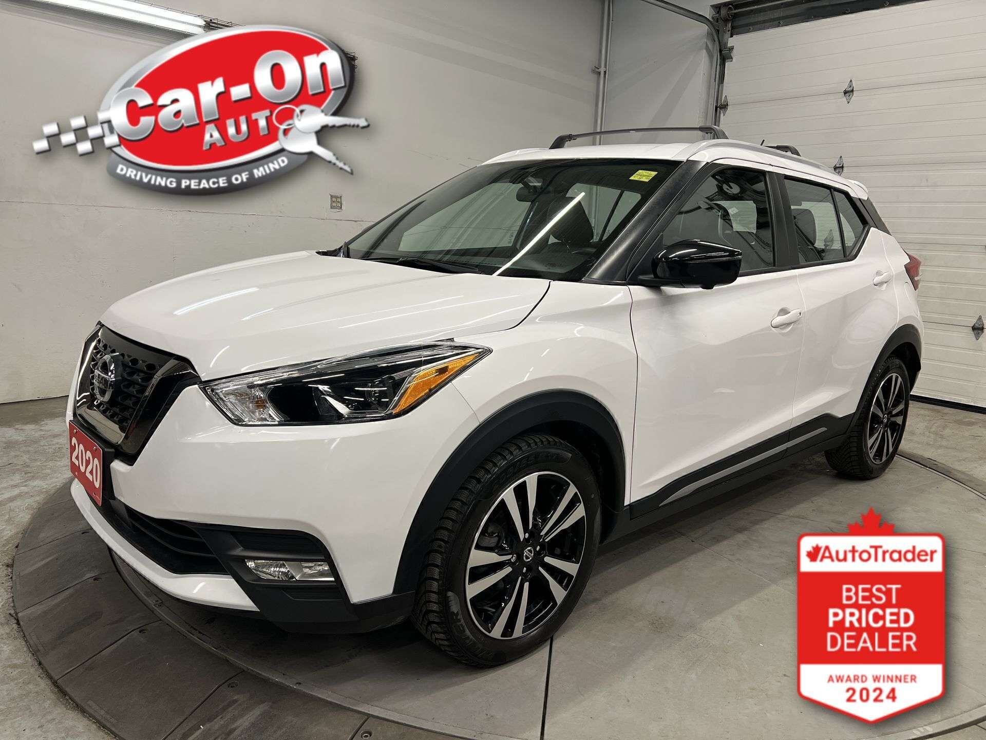 White 2020 Nissan Kicks SUV / Crossover Front-Wheel Drive Automatic